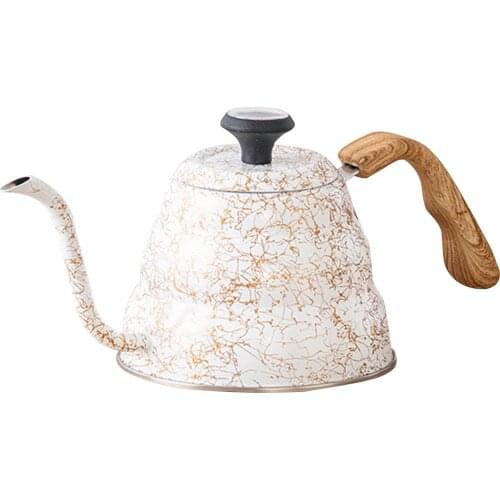 Pour Over Coffee Kettle With Anti-scalding Handle Bulit-in Thermometer Gooseneck Kettle Universal For Gas Induction Cooker