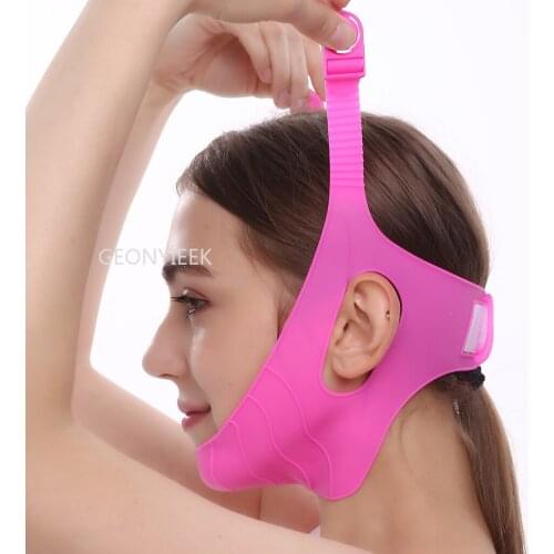 Elastic Face Slimming Bandage V Line Face Shaper Women Chin Cheek Lift Up Belt Facial Massage Strap Face Skin Care Beauty Tools
