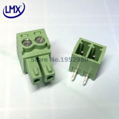 20Set 3.81MM Pitch PCB Pluggable Terminal Blocks Connector 11P 12P Right Angle KF15EDG-3.81 Copper