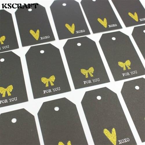 KSCRAFT 20pcs Black Bow-knot Cardstock Die Cuts for Scrapbooking Happy Planner/Card Making/Journaling Project