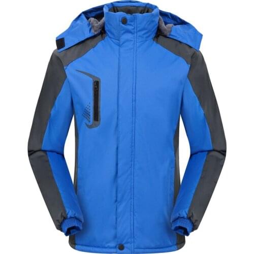 New 2017 Winter Warm Jacket Men Thick Fleece Coat Windproof Hooded Jackets Mens Outwear Parka Casual Coats