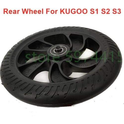 Original factory Rear Wheel For KUGOO S1 S2 S3 Folding Electric Scooter spare part 8.5 inch solid tyre wheels
