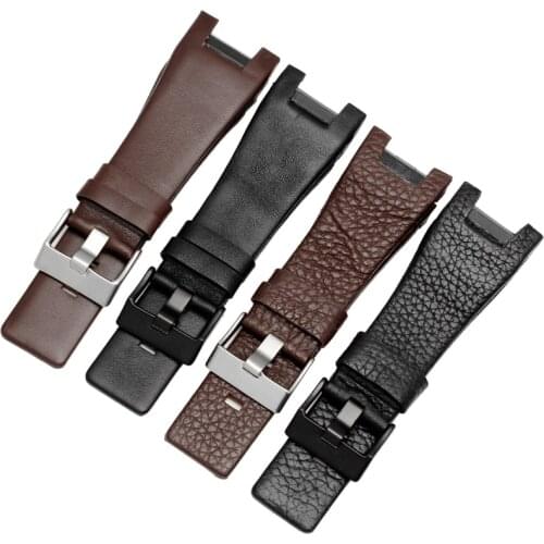 Genuine leather bracelet band 32*18mm watchstrap for diesel watch strap for DZ1216 DZ4246 DZ4247 DZ287 DZ1273 watch band