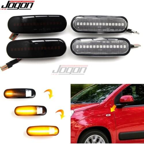 LED Turn Signal Light Dynamic Side Fender Marker Lamp For Fiat Doblo Panda Idea Stilo Fiorino Multipla Punto Qubo Linea Musa