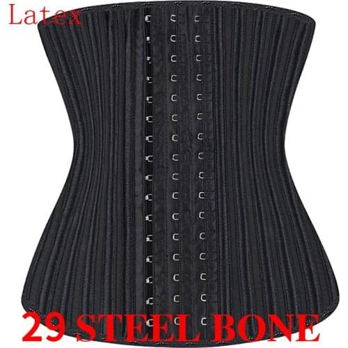 Corset Waist Trainer Slimming Sheath Belly Latex Belt Women flat Colombian Reducing Girdles Body Shapewear Faja Waist Corset Top