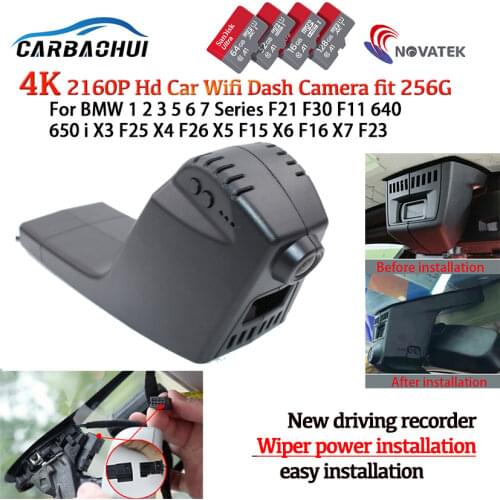 Easy install Video Recorder Dash Cam Camera For BMW 1 2 3 5 6 7 Series F21 F30 F11 640 650 i X3 F25 X4 F26 X5 F15 X6 F16 X7 F23