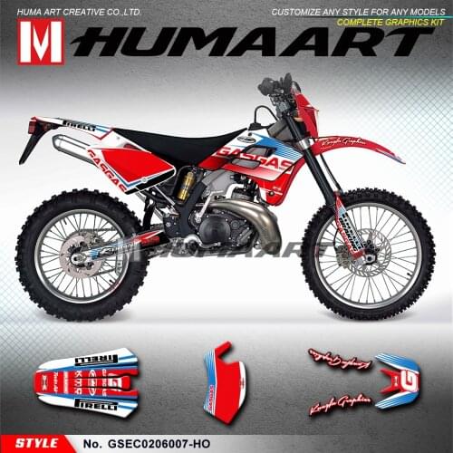 HUMAART Motorcycle Vinyl Wraps Vehicle Decals Stickers for Gas Gas EC 125 200 250 300 2002 2003 2004 2005 2006 FSE 400 450