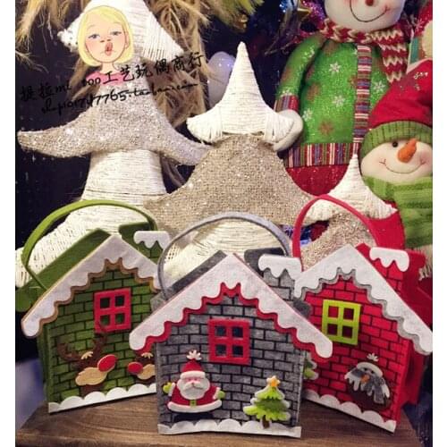 Foreign trade export Christmas large gift bag house gift candy bag storage bag Christmas gift packaging bag