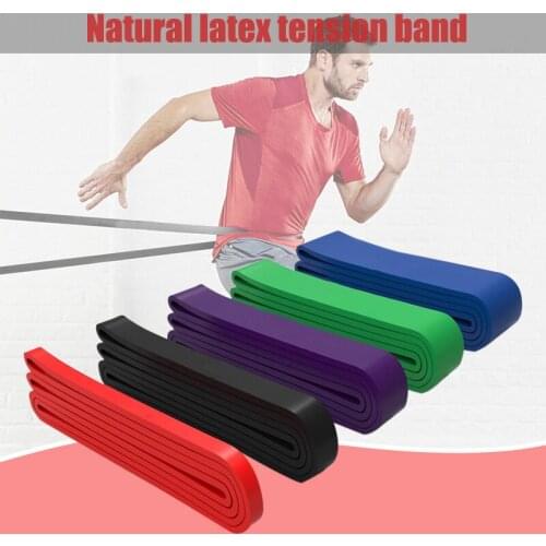 Yoga Elastic Pilates Fitness Bands Latex Gym Weightlifting Stretch Resistance Exercise Band Belt M2