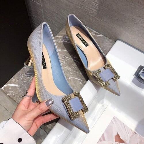 Shoes Women Heels High Shoes Female Spring 2021 New Red Heel Fashion Shoes Chaussure Femme Zapatos Mujer