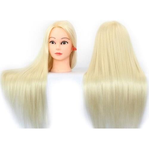 Female Mannequins Head For Hairstyles Mixed 85% Real Human Hair Hairdressing Maniquin Training Dummy Doll Head For Styling