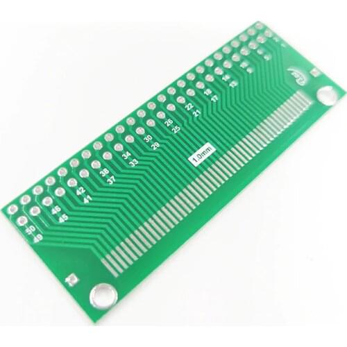 10pc Double side PCB Board 50P 0.5mm 1mm FFC FPC To DIP FFC SMT TO DIP 2.54/TFT PCB Adapter PCB