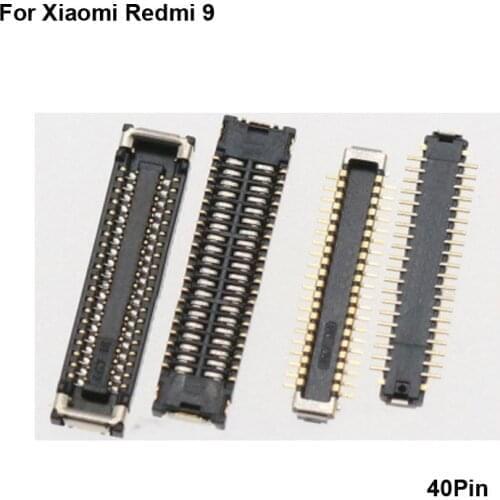 2pcs For Xiaomi Redmi 9 LCD display screen FPC connector For Xiao mi Redmi9 logic on motherboard mainboard