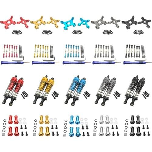 2x Aluminum Metal Front Rear Shock Tower for Wltoys 144001 1/14 Scale RC Car