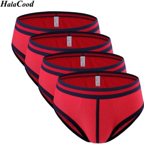 4Pcs/lot Hot Summer Fashion Brand Mens Modal Underwear Male Briefs Shorts Comfortable Solid Brief Panties Men Sexy Underpants
