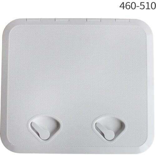 460*510mm ABS Plastic Anti Aging Ultraviolet White Deck Marine Hatch Deck Access Hatch Boat Hatches Inspection Yacht Cover