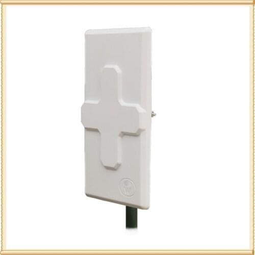 4G LTE MIMOoutdoor antenna 2*24dBi LTE dual polarization panel antenna double SMA -Male connector (white or black) 5 M cable