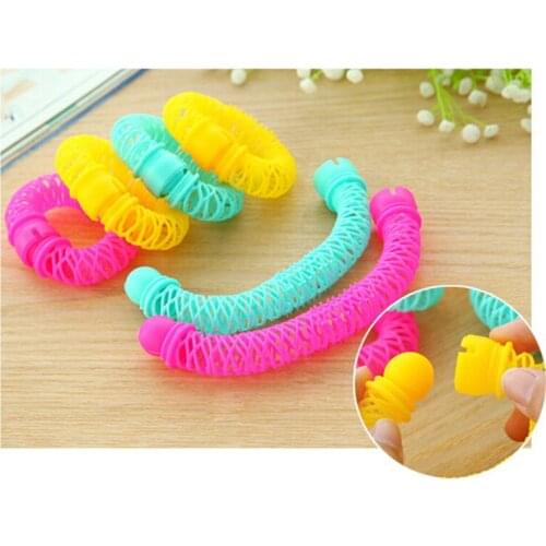 Hairdress Magic Bendy Hair Styling Roller Curler Spiral Curls DIY Tool 8 Pcs
