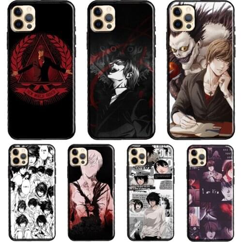 Light Yagami DEATH NOTE Silicone Case For iPhone XR X XS MAX SE 2020 6S 7 8 Plus 12 Mini 11 Pro Max Shell Cover