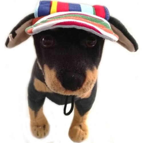 Pet Dog Cap Small Pet Summer Caps Dogs Baseball Visor Hat Cute Puppy Outdoor Sunbonnet Adjustable Pets Hats Accessories