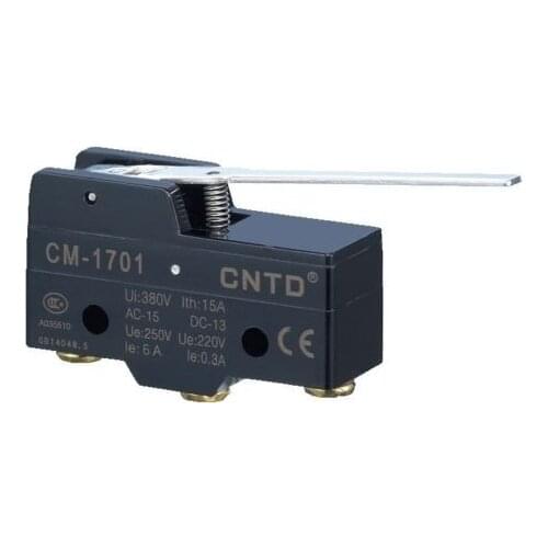 Micro Limit Switch Long Lever Arm SPDT Snap CNTD CM-1701 TEMCo HEAVY DUTY
