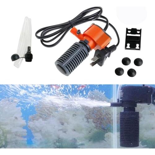 Mini 3 in 1 Multi-function Aquarium tank Purifier Water Filter Pump for aquarium Fish Tank Filter Submersible Pump Spray Bar
