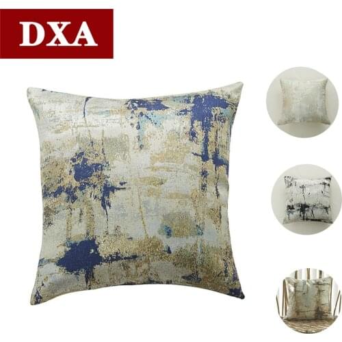 Luxury Throw Pillow Covers Printed Pillowcase Fashion White Black Home Decorative Pillows Cushion Cover for Sofa 45*45cm