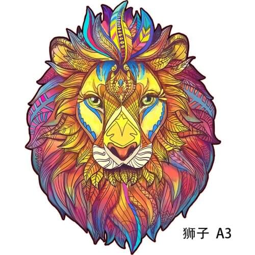 2021 New Adult Wooden Puzzle Hell Difficulty Children Wooden DIY Crafts Animal Shape Christmas Gift Wooden Puzzle home decore