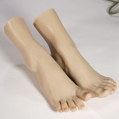 Pedicure Tattoo Massage Practice Womens Mannequin Foot Display Fake Feet