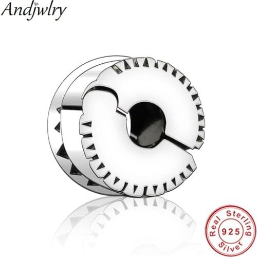 Fit Original Pandora Charms Bracelets Sterling 925 Silver Clip Charms Beads DIY Jewelry Women Berloque 925 Silver
