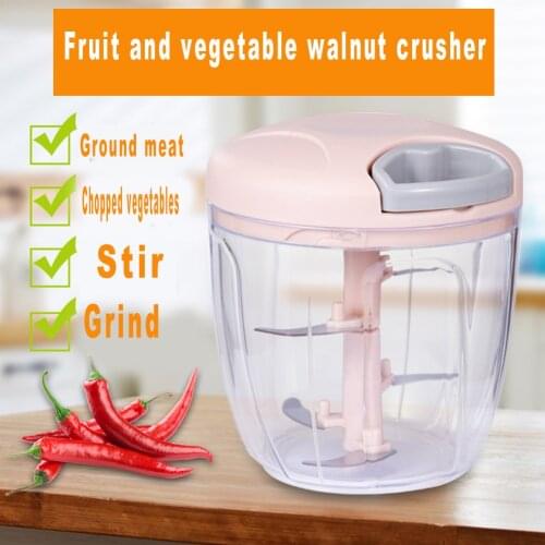 Manual Fruit Vegetable Chopper Hand Pull Food Cutter Onion Nuts Grinder Mincer Shredder Multifunction Kitchen Accessories