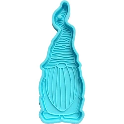 DIY Dwarf Doll Shaped Keychain Epoxy Resin Mold Earrings Pendant Silicone Mould