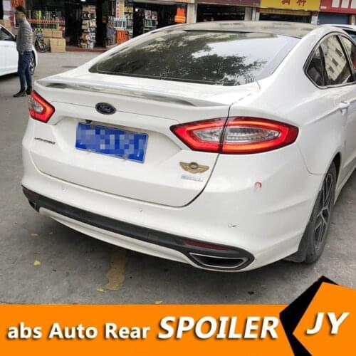 For FORD Mondeo Spoiler 2013-2017 Mondeo spoiler High Quality ABS Material Car Rear Wing Primer Color Rear Spoiler