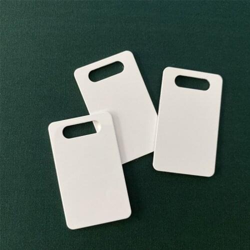 Sublimation Blank Aluminum Dog Tag White Sublimation Blank Rivert Shaped Dog Name Tags Pet ID Tags