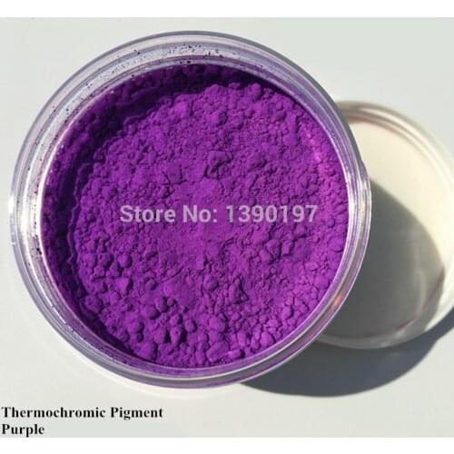 31°C , 11 Colors thermochromic pigments powder temperature sensitive color changed paints for plastics, cosmetics,100grams