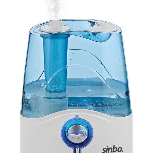 Sinbo Ultrasonic Air Humidifier Steamer Baby Family Home Cleaning Silent Adjustable Steam Output Control