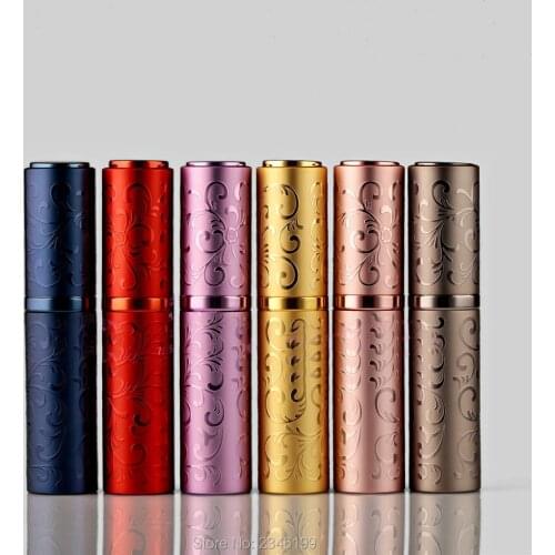10ML 50Pcs/Lot Rotating Aluminum Perfume Spray Bottle ,Empty Cosmetics Bottles