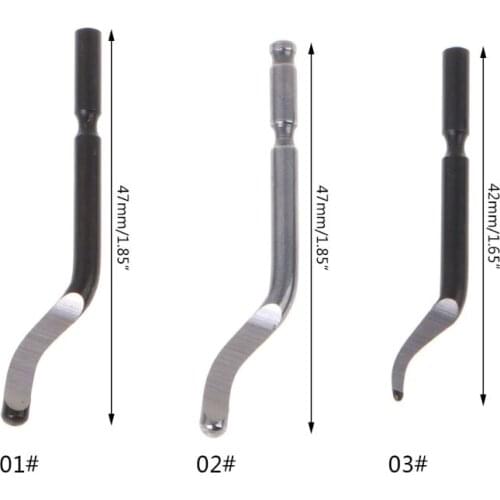 10 PCS Rapid Steel Rotary Blade BS1010 BS1018 BK3010 Blade Plastic Copper Aluminum Corner Crack Deburring Trimming processing