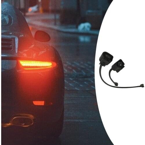 2 Pieces Brake Pad Wear Sensor Fit for Porsche Panamera Cayenne 7P0907637C Replacement