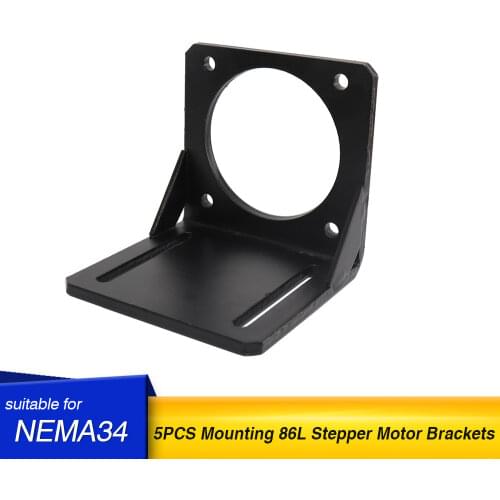 5PCS 86 Stepper Motor Fixed Bracket Brushless Servo Mounting Seat International Standard Size Horizontal Bracket