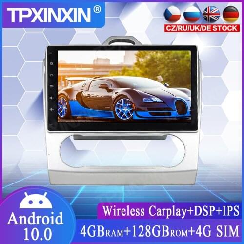 Android 10 For FORD FOCUS 2007-2011 Car Multimedia Player GPS Navigation Head Unit Auto Radio Stereo Tape Recorder Carplay