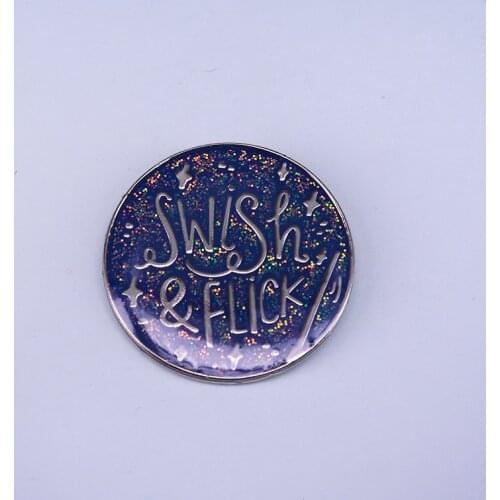 Swish and Flick Brooch