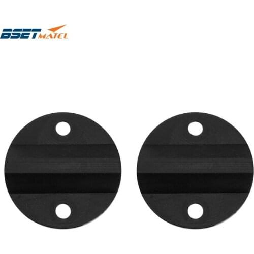 BSET MATEL 2 PCS High Quality Fishing Holder Round Rubber Gasket Grip the Rail Prevent Damage to Rail Boat Marine Accessorie