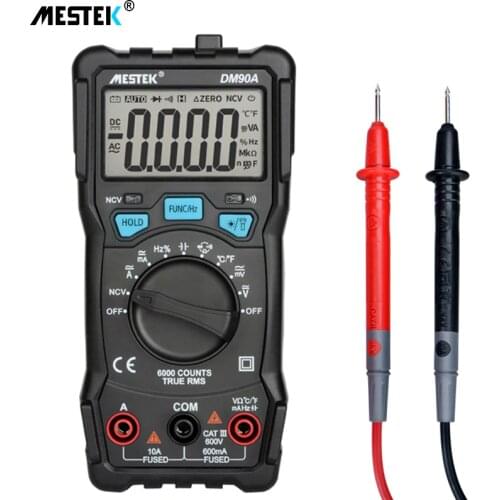 Digital Multimeter 6000 Counts High Speed Auto Range Tester Intelligent NCV True RMS Temperature Universal Multimetro auto range