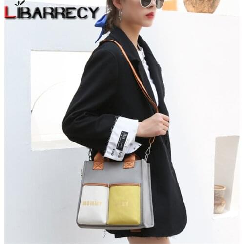 Multipocket Designer Ladies Handbags 2021 New Women Multifunctional Casual Shoulder Bag Patchwork Womens Messenger Bags Bolsos
