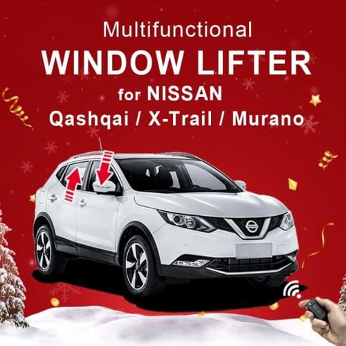 Car Power Window Roll up Window Closer For NISSAN Qashqai X-Trail Murano Remotely Close Window lifter Car glass closer