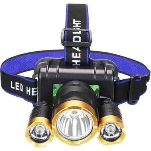 3LED Built-in 18650 Battery USB Rechargeable Portable Flashlight Lantern Headlamp Outdoor Camping Headlight Headlamps THB5331