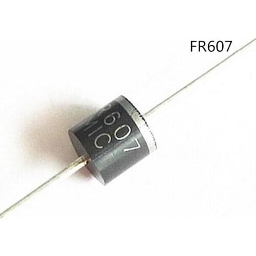FR607 6A 1000V Fast Recovery Diodes 100pcs/lot Free shipping