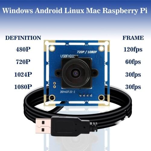IR Pass 1080p Full Hd MJPEG 30fps/60fps/120fps High Speed CMOS OV2710 Mini Webcam Usb Camera Module with 850nm ir pass filter