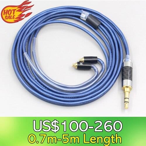 LN007694 3.5mm 2.5mm 4.4mm Balanced 99.97% PURE Silver Cable For AKG N5005 N30 N40 MMCX Sennheiser IE300 IE900